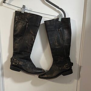 Matisse Dark Brown Women's Boots rarely worn real leather